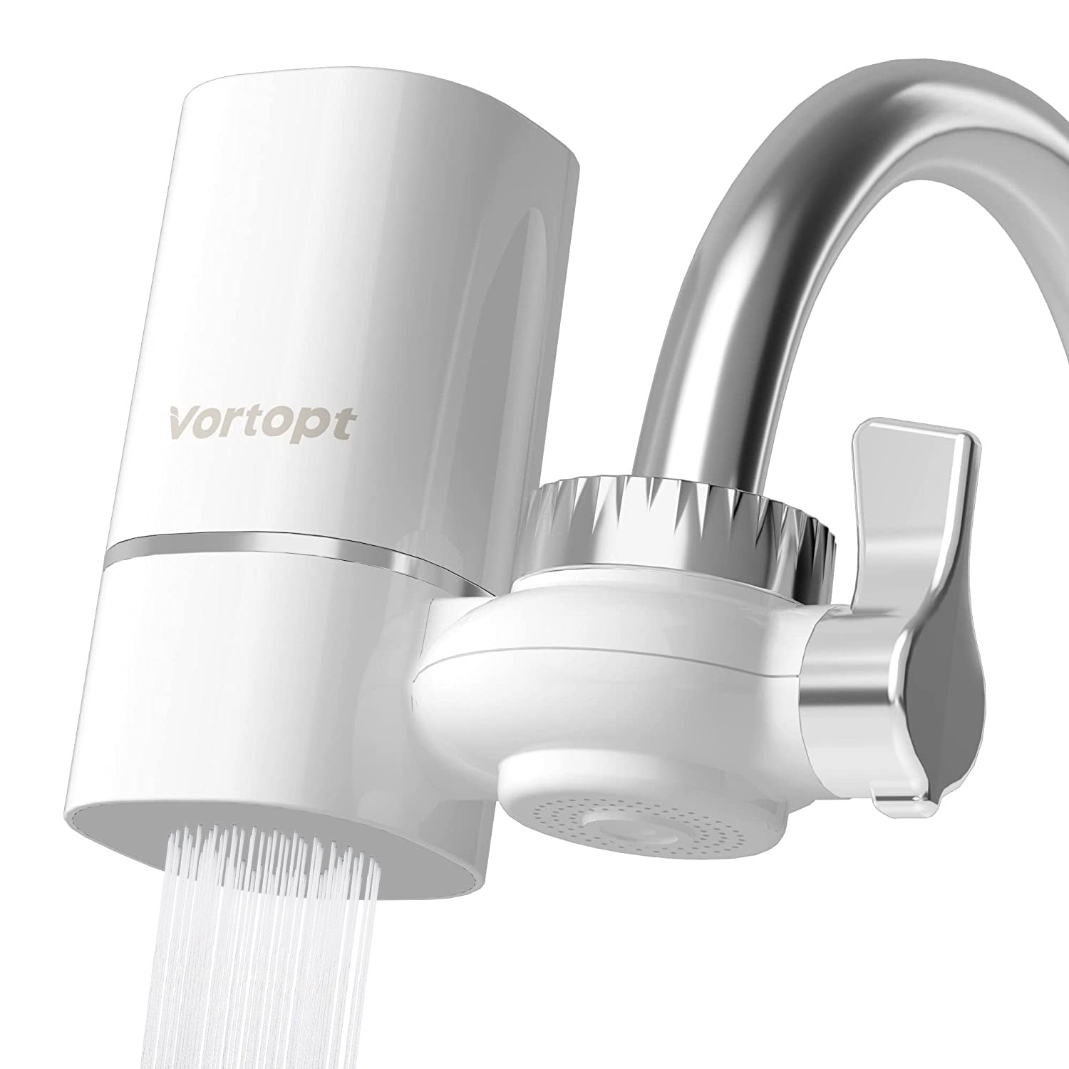Vortopt White Tap Filter